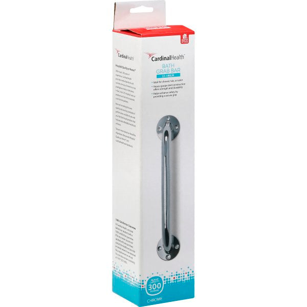Cardinal Health Grab Bar, Bath, Chrome, 12-Inch by Pasteur Pharmacy