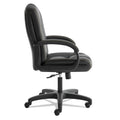 HON HVL131 Executive High-Back Chair, Supports Up to 250 lb, 18.5" to 22" Seat Height, Black