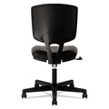 HON Volt Series Leather Task Chair, Supports Up to 250 lb, 18" to 22.25" Seat Height, Black