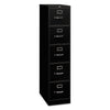 HON 310 Series Vertical File, 5 Legal-Size File Drawers, Black, 18.25" x 26.5" x 60"