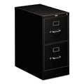 HON 510 Series Vertical File, 2 Letter-Size File Drawers, Black, 15" x 25" x 29"