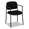HON VL616 Stacking Guest Chair with Arms, Supports Up to 250 lb, Black