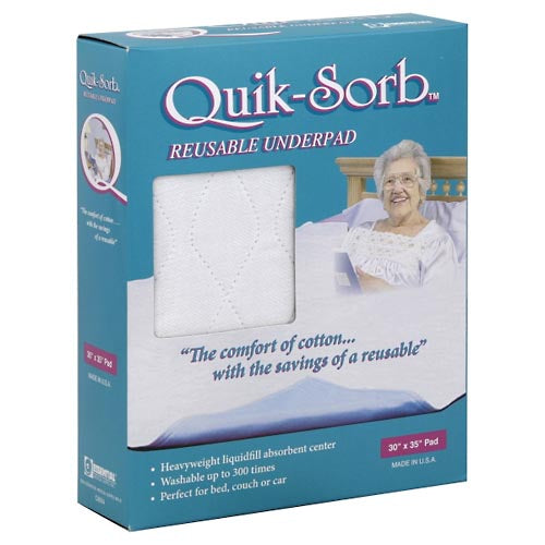 Essential Medical Supply Quik-Sorb® Reusable Underpad – Heavy Absorbency Washable Bed Pad by Pasteur Pharmacy