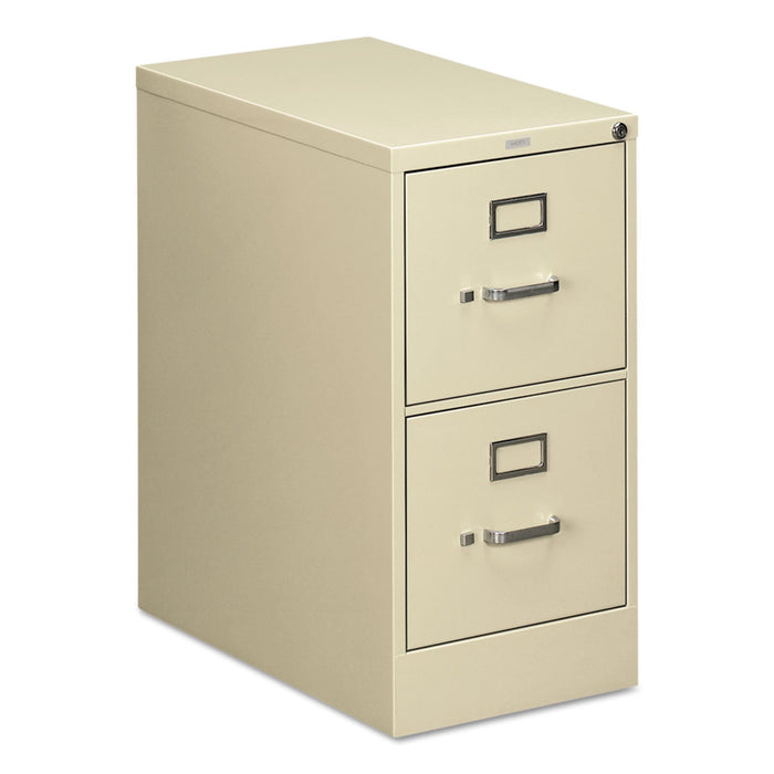 HON 510 Series Vertical File, 2 Letter-Size File Drawers, Putty, 15" x 25" x 29"
