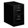 HON 310 Series Vertical File, 2 Legal-Size File Drawers, Black, 18.25" x 26.5" x 29"