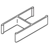 HON Verse Quick Connect 180 Degree Connecting Hardware, Gray, 2/Pack