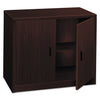 HON 10500 Series Storage Cabinet w/Doors, 36w x 20d x 29-1/2h, Mahogany