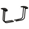 HON Optional Fixed T-Arms for HON ComforTask Series Swivel Task Chairs, Black, 2/Set