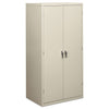 HON Assembled Storage Cabinet, 36w x 24 1/4d x 71 3/4h, Light Gray