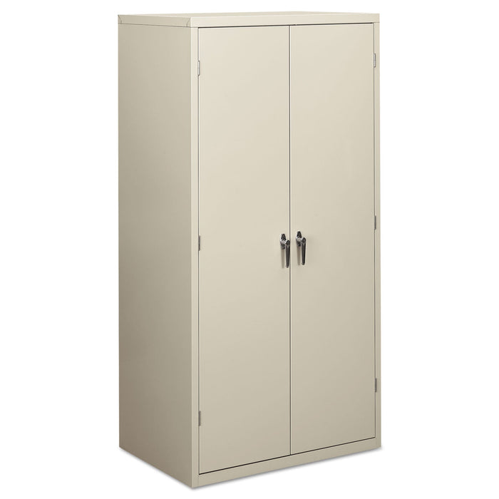 HON Assembled Storage Cabinet, 36w x 24 1/4d x 71 3/4h, Light Gray
