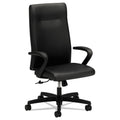 HON Ignition Series Executive High-Back Chair, Supports Up to 300 lb, 17.38" to 21.88" Seat Height, Black