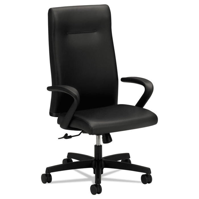 HON Ignition Series Executive High-Back Chair, Supports Up to 300 lb, 17.38" to 21.88" Seat Height, Black
