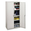 HON Assembled Storage Cabinet, 36w x 18 1/8d x 71 3/4h, Light Gray