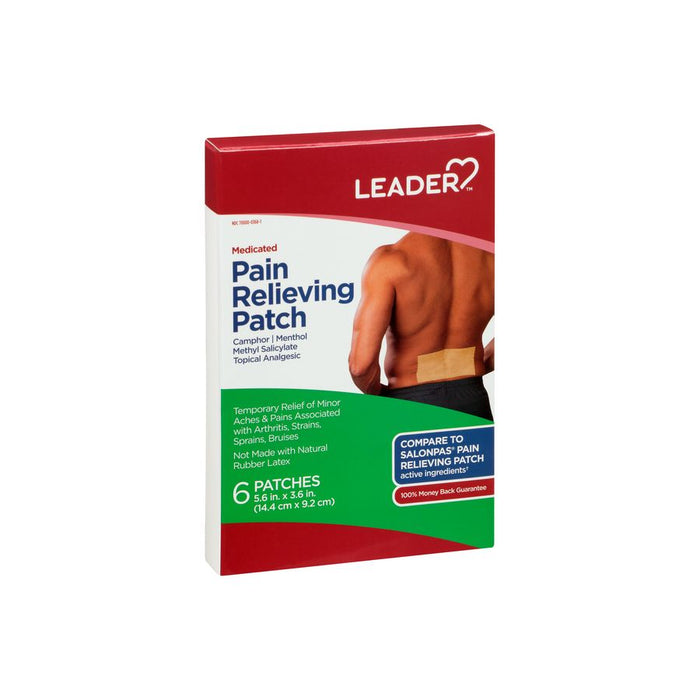 Leader Pain Relief Targeted Medicated Patches 6 Ct by Pasteur Pharmacy