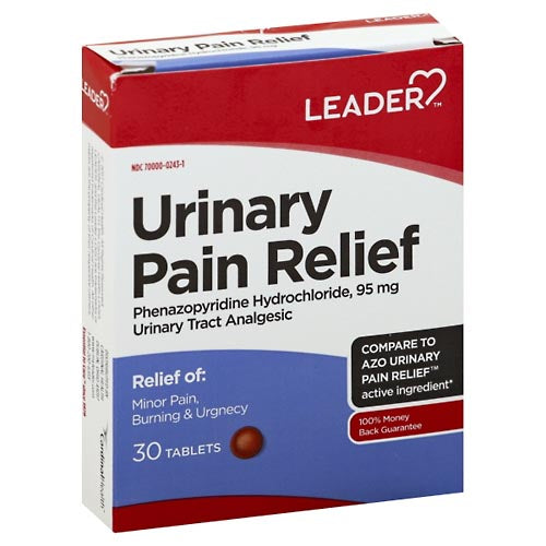 Leader™ Urinary Pain Relief – Fast Acting Relief (95 mg Tablets) by Pasteur Pharmacy