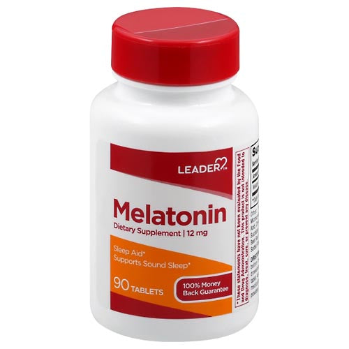 Leader, Melatonin, 12 Mg, Tablets by Pasteur Pharmacy