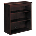HON 94000 Series Bookcase Hutch, 35.75w x 14.31d x 37h, Mahogany