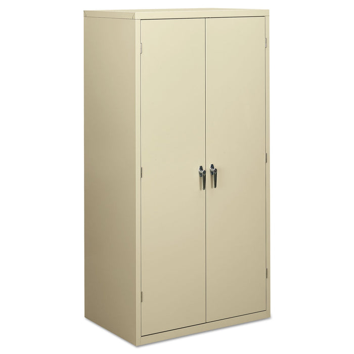 HON Assembled Storage Cabinet, 36w x 24 1/4d x 71 3/4h, Putty