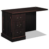 HON 94000 Series "L" Workstation Left Return, 48w x 24d x 29.5h, Mahogany