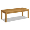 HON Laminate Occasional Table, Rectangular, 48w x 20d x 16h, Harvest