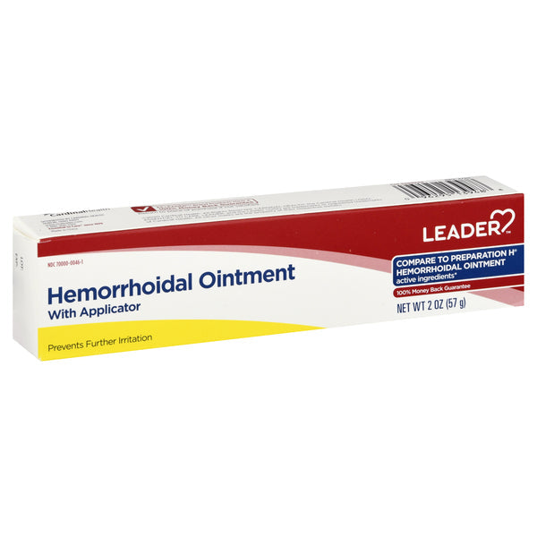 Leader Health Care Hemorrhoidal Ointment, With Applicator, 2 Oz by Pasteur Pharmacy