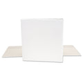Universal Economy Round Ring View Binder, 3 Rings, 1.5" Capacity, 11 x 8.5, White