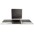 Universal Slant D-Ring View Binder, 3 Rings, 4" Capacity, 11 x 8.5, Black