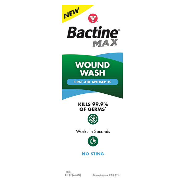 Bactine Max Liquid Wound Wash 8 Fl Oz by Pasteur Pharmacy