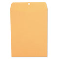 Universal Kraft Clasp Envelope, #90, Square Flap, Clasp/Gummed Closure, 9 x 12, Brown Kraft, 100/Box