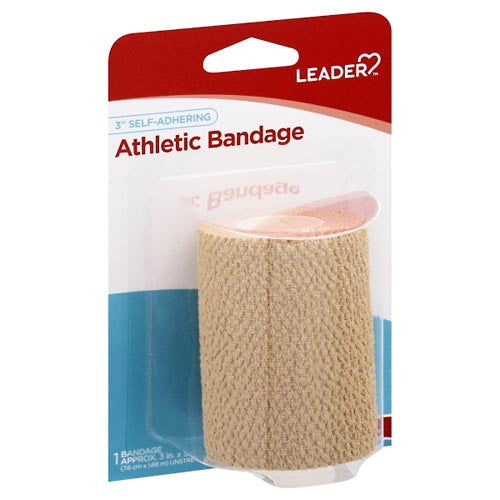 Leader Althletic Bandage, Self Grip 3 In 1 Ct by Pasteur Pharmacy