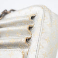 Louis Vuitton Silver Monogram Shine McKenna Shoulder Bag #2408 by Bolt Boutique