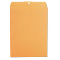 Universal Kraft Clasp Envelope, #93, Square Flap, Clasp/Gummed Closure, 9.5 x 12.5, Brown Kraft, 100/Box
