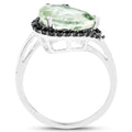 3.42 Carat Genuine Multi Stone .925 Sterling Silver Ring by Bids.com