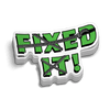 Fixed It - Hard Hat Decal