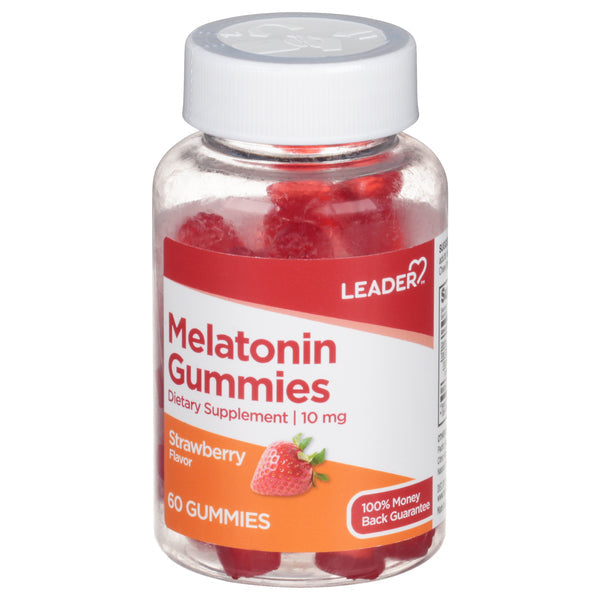 Leader™ Melatonin 10 mg Gummies – Strawberry Flavor by Pasteur Pharmacy
