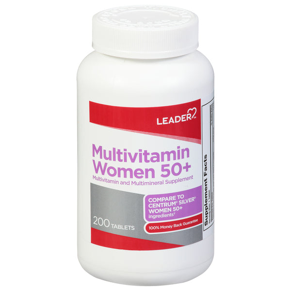 Leader™ Women’s 50+ Multivitamin – Comprehensive Health Support (Tablets) by Pasteur Pharmacy