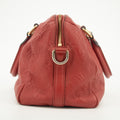 Louis Vuitton Red Empreinte Speedy 25 Bandouliere #2410 by Bolt Boutique