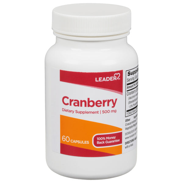 Leader® Cranberry Supplement – 500 mg (Capsules) by Pasteur Pharmacy