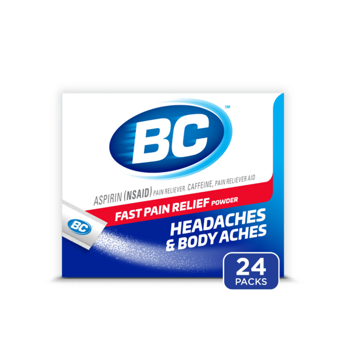 BC® Fast Pain Relief Powder – 6-Pack (24ct per box) by Pasteur Pharmacy