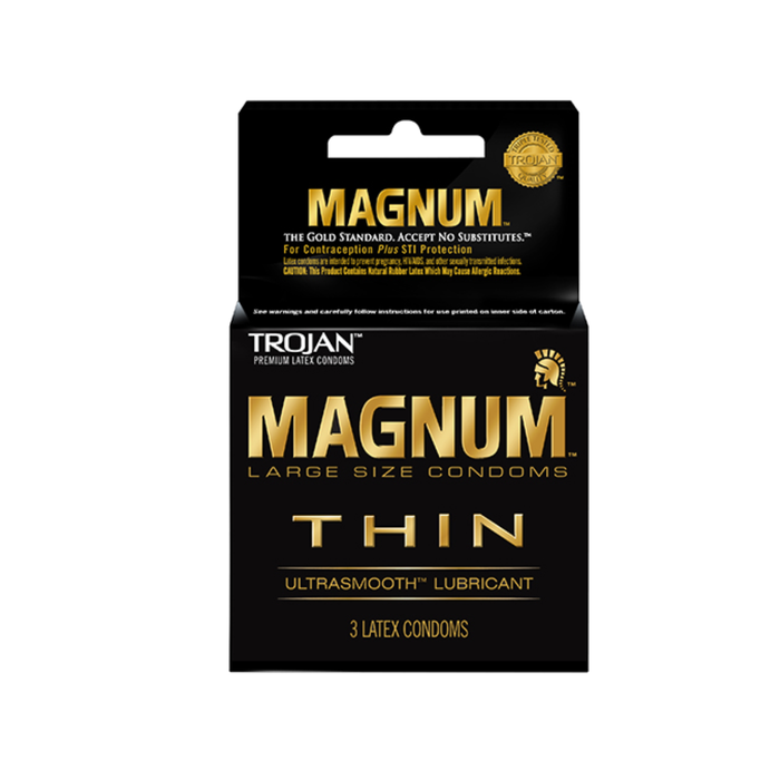 Trojan Magnum Thin Condoms Large Size by Pasteur Pharmacy