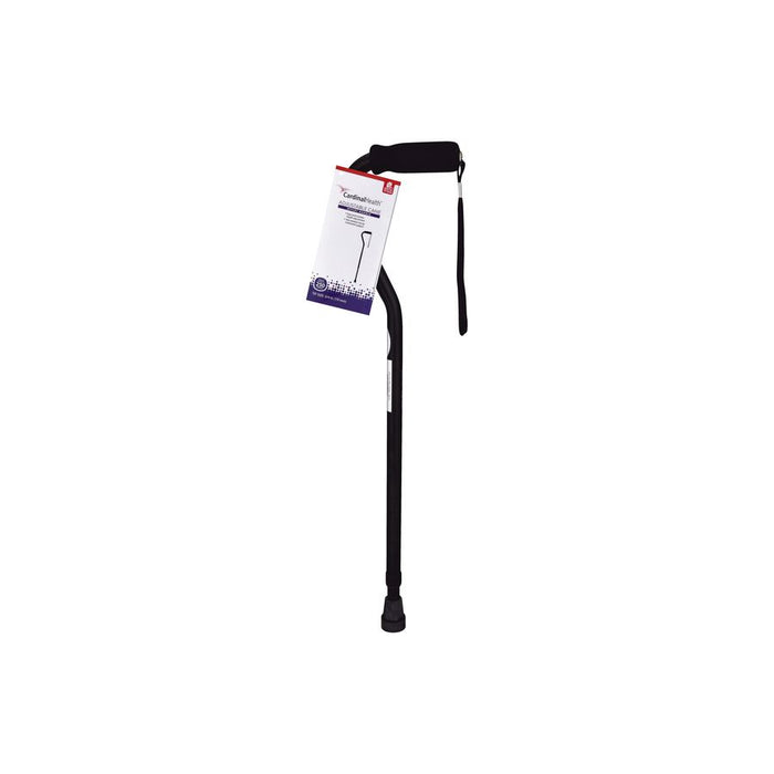 Cardinal Health, Cane, Adjustable, Offset Handle, Black by Pasteur Pharmacy