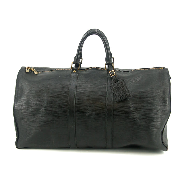 Louis Vuitton Black Epi Keepall 55 #2411 by Bolt Boutique