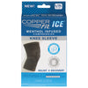 Copper Fit Ice Knee Compression Sleeve Infused With Menthol, Large/XL, Black