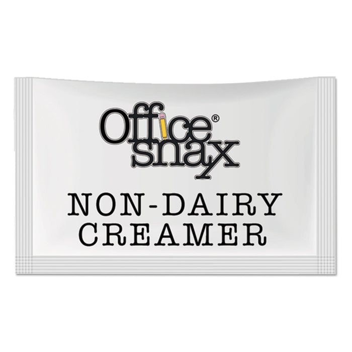 Office Snax Premeasured Single-Serve Packets, Powder Non-Dairy Creamer, 800/Carton