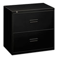 HON 400 Series Lateral File, 2 Legal/Letter-Size File Drawers, Black, 36" x 18" x 28"
