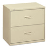 HON 400 Series Lateral File, 2 Legal/Letter-Size File Drawers, Putty, 36" x 18" x 28"