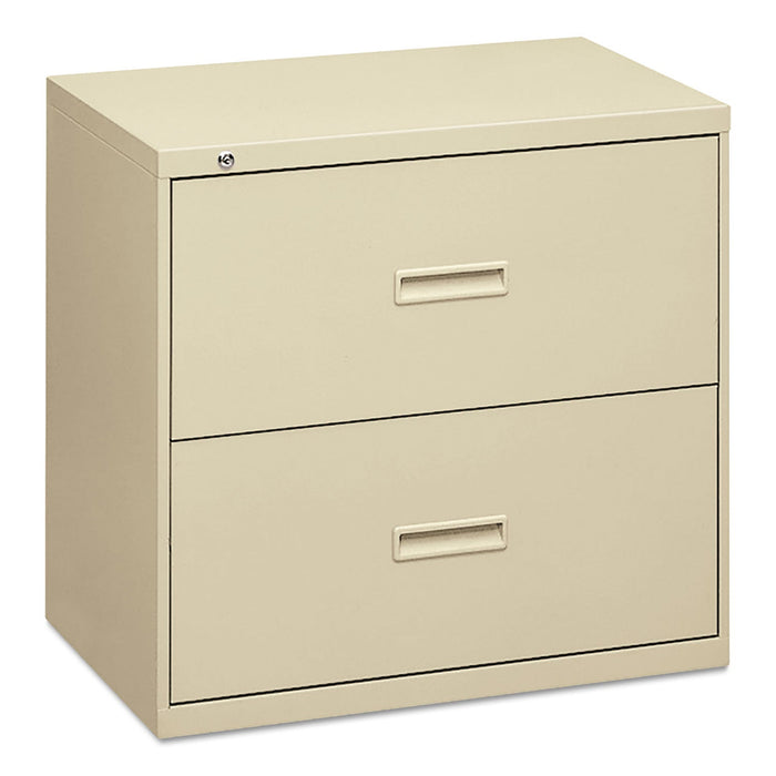 HON 400 Series Lateral File, 2 Legal/Letter-Size File Drawers, Putty, 36" x 18" x 28"