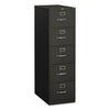 HON 310 Series Vertical File, 5 Legal-Size File Drawers, Charcoal, 18.25" x 26.5" x 60"