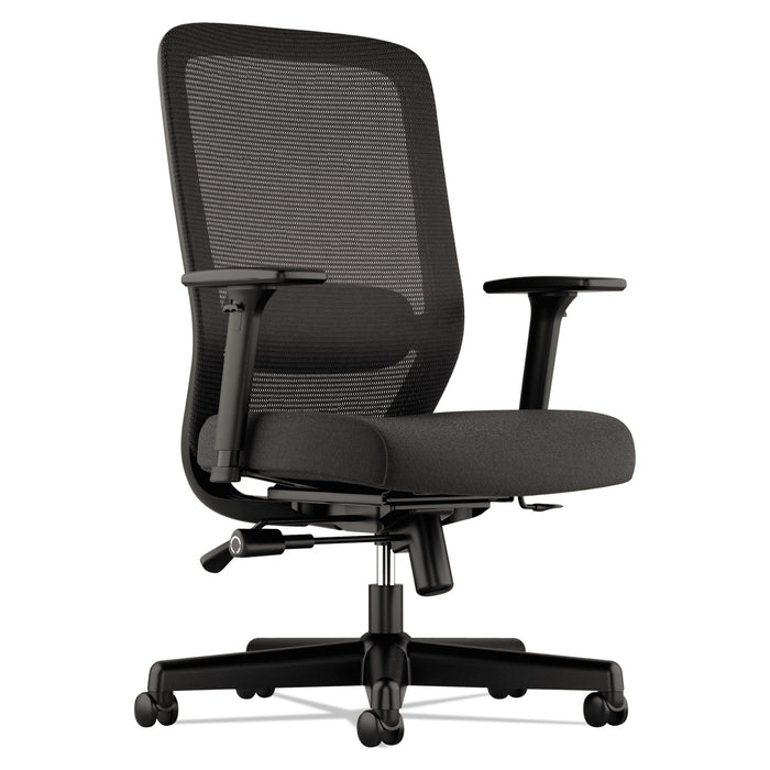 HON Exposure Mesh High-Back Task Chair, Supports Up to 250 lb, 18" to 21.5" Seat Height, Black