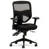 HON VL532 Mesh High-Back Task Chair, Supports Up to 250 lb, 17" to 20.5" Seat Height, Black
